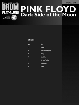 Preview: Pink Floyd – Dark Side of the Moon Drum Play-Along Volume 24