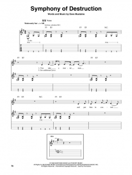 Preview: Megadeth Guitar Play-Along Volume 129