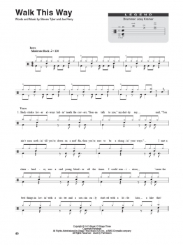 Aerosmith Drum Play-Along Volume 26