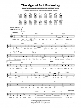The Disney Songs Book Easy Guitar