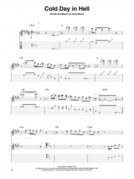 Preview: Gary Moore Guitar Play-Along Volume 139