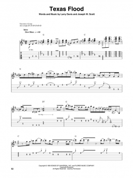 Preview: More Stevie Ray Vaughan Guitar Play-Along Volume 140