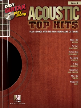 Acoustic Top Hits Easy Guitar Play-Along Volume 2