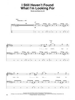 U2 Bass Play-Along Volume 41