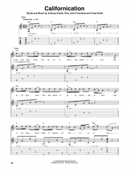 Preview: Red Hot Chili Peppers Guitar Play-Along Volume 153