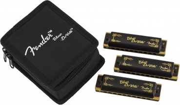 Fender Blues DeVille Harmonicas - 3-Pack with Case