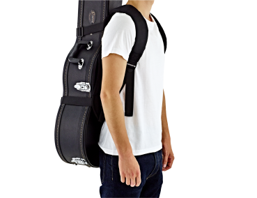 Preview: Ortega OBPS-DLX Back Pack Strap Deluxe Rucksackgarnitur für Koffer