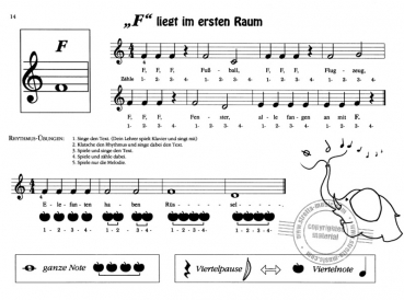 Klavierschule für kleine Kinder 1