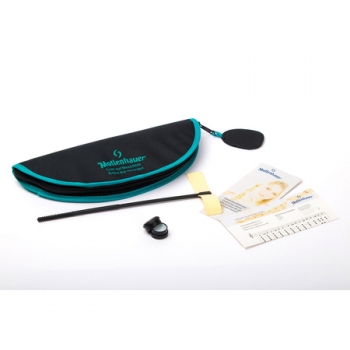 Preview: Mollenhauer Sopranblockflöte Prima rot 1074, barock Doppelloch