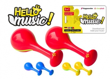 Voggenreiter Hello Music Maracas-Set (mit App/Lernsoftware)