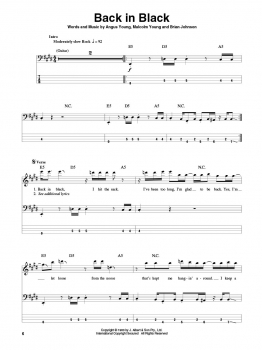 AC/DC Bass Play-Along Volume 40