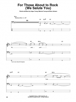 AC/DC Bass Play-Along Volume 40