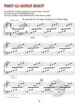 Preview: Piano Kids 3  Die Klavierschule für Kinder mit Spaß und Aktion