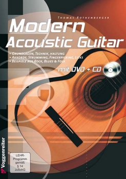 Modern Acoustic Guitar mit CD + DVD