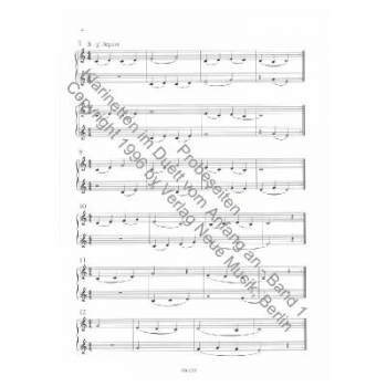 Preview: Klarinetten im Duett vom Anfang an. Band 1