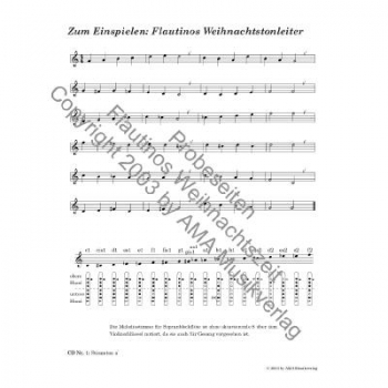 Flautinos Weihnachtszeit