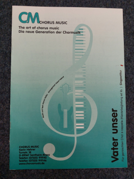 Vater unser, Chorstimme/Singpartitur (SATB)