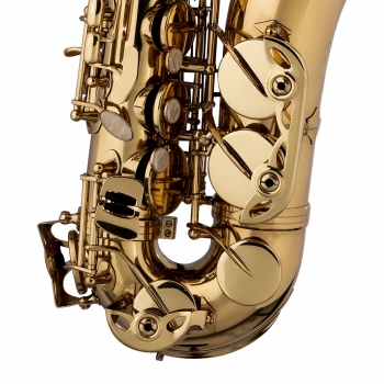 Preview: "Musik Mohr Alt-Saxophon" Eb Alt-Saxophon, hand-graviertes Schallstück, mit Softcase