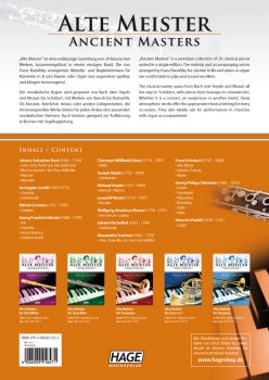 Preview: Alte Meister für Klarinette in B und Klavier/Orgel