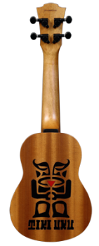Preview: LAG Sopranukulele, Tiki, Sapele laminiert, ohne Palisander