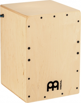 MEINL Percussion PJC50B Pickup Jam Cajon with Snares, Natural