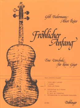 Fröhlicher Anfang 3 Violinschule