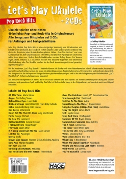 Preview: Let's Play Ukulele Pop Rock Hits (mit 2 CDs)