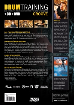 Preview: Drum Training Groove (mit CD und DVD)