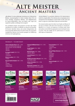 Preview: Alte Meister für Sopran-/Altblockflöte und Klavier/Orgel