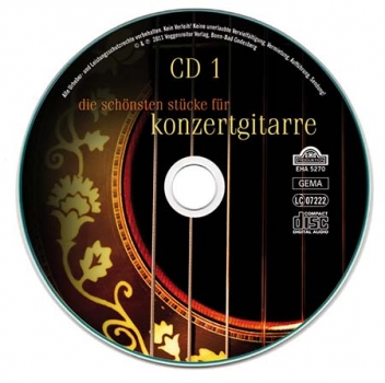 Preview: Die schönsten Stücke für Konzertgitarre mit 2 CD´s