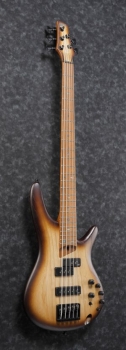 Preview: IBANEZ SR Series SR655E-NNF E-Bass 5 String Natural Browned Burst Flat