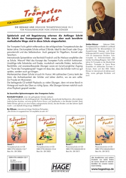 Preview: Hage Trompeten Fuchs Band 1, Ausgabe in C für Posaunenchor (mit CD)