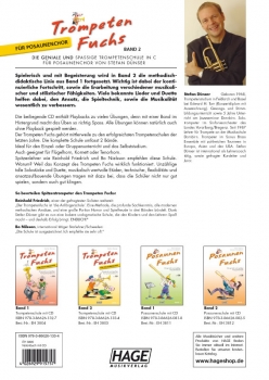 Preview: Hage Trompeten Fuchs Band 2, Ausgabe in C für Posaunenchor (mit CD)