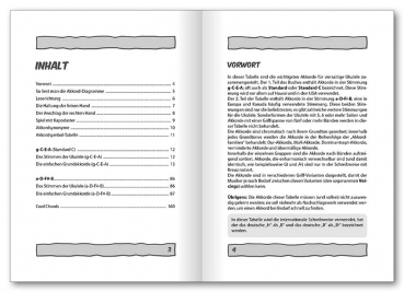Voggenreiter Ukulelen-Grifftabelle