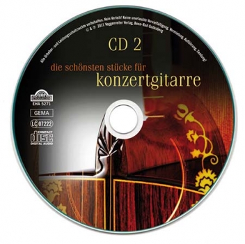 Preview: Die schönsten Stücke für Konzertgitarre mit 2 CD´s