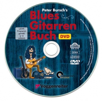 Preview: Peter Bursch's Blues-Gitarrenbuch mit CD & DVD