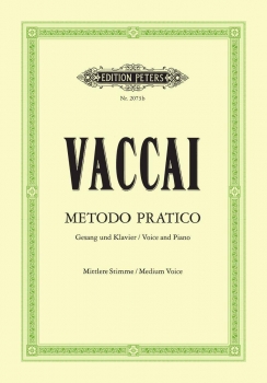 Metodo Practico, Vaccai (mittlere Stimme)