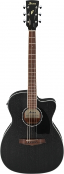 IBANEZ PC-Serie Akustikgitarre 6 String inkl. Preamp/Tuner Weathered Black