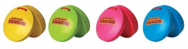Der kleine Drache Kokosnuss Percussion Kastagnetten Paar, versch. Farben