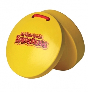 Preview: Der kleine Drache Kokosnuss Percussion Kastagnetten Paar, versch. Farben