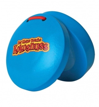 Preview: Der kleine Drache Kokosnuss Percussion Kastagnetten Paar, versch. Farben