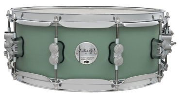 PDP BY DW SNAREDRUM CONCEPT MAPLE FINISH PLY SATIN SEAFOAM