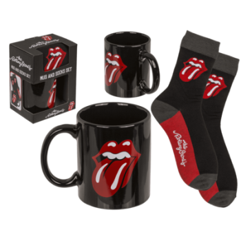 Geschenkset „The Rolling Stones“ – Becher & Socken