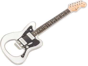 Fender JazzmasterBottle Opener, white