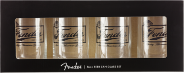 Preview: Fender™ 16oz Beer Can Glasses - 4er Set