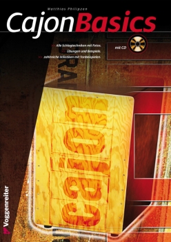 Preview: VOLT Cajon "The Front" Set inkl. Cajon-Basics Heft + Seatpad