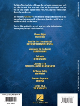 Preview: Songs for Beginners - Ukulele Play-Along Volume 35