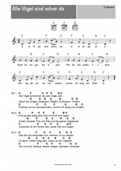 Preview: 100 Kinderlieder für Gitarre - beliebte Melodien & Hits aus Film und TV