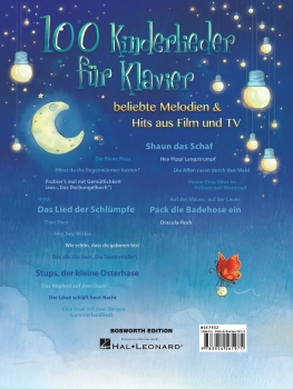Preview: 100 Kinderlieder für Klavier- beliebte Melodien & Hits aus Film und TV