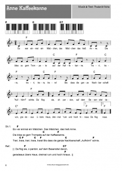 Preview: 100 Kinderlieder für Keyboard - beliebte Melodien & Hits aus Film und TV